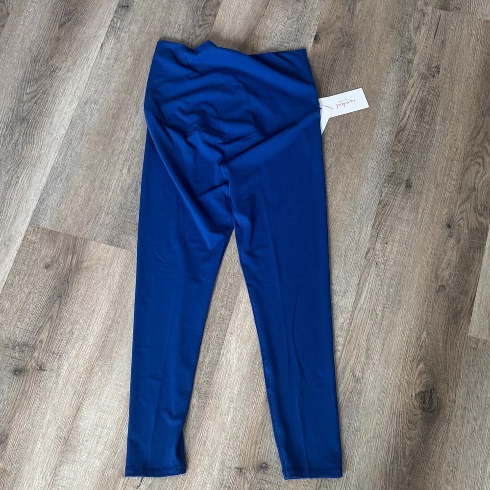 Ingrid & Isabel Royal Blue Maternity  Leggings